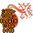 Pixelated bomb icon with orange fuse and red explosion, displaying text 'SHUT YOUR BREATH IS DA BOMB' in yellow and black block letters.
