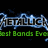 Static image featuring band logos and text with a black background, including 'Metallica' in blue metallic letters, 'Led Zeppelin' in silver block letters, 'Best Bands Ever' in green pixelated font, and 'AC/DC' in red 3D-style letters.