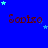 Blue background with repeated brown text 'Sondra' and scattered light blue stars in a pattern