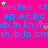 A static digital image with repeating text and star symbols on a bright pink background, featuring blue text elements and yellow stars scattered throughout the composition.