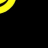 Yellow smiley face icons with black eyes and mouth on a black background, some partially cropped.