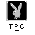 Two side-by-side pixelated icons with black backgrounds, one featuring a rabbit silhouette and the other displaying text, both labeled "TPC" below.