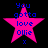 A pink star-shaped icon with blue text reading "You gotta love Ollie" and a small 'x' below, displayed in four identical static frames.