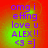 Purple text on red-green gradient background reads 'omg i effing love u ALEX!! <3 =]' with visible pixelation.