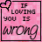 A 3x2 contact sheet of five animated frames showing a pink-themed text-based animation with heart icons and handwritten-style text.