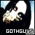 Pixelated image of a figure with long dark hair and light-colored clothing against a dark background, with 'GOTHGUYS' text at the bottom.