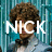 A pixelated image of a person with curly brown hair wearing a light blue suit and black bow tie against a teal striped background, with overlaid text.