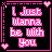 A 3x3 contact sheet of pixel art frames showing a static black background with pink text and hearts, each frame containing identical content but varying border styles.