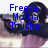 A pixelated image of a person with long dark hair wearing a pink top, overlaid with blue text reading "Freeze Motha Trucka" on the left and "RUN ITS GODZILLA" on the right.