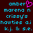 Dark brown background with cyan pixelated text and a pink heart symbol; two identical text blocks side-by-side.