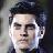 Static 48x48 pixel icon showing a stylized human face with dark hair and light skin tones, rendered in low-resolution pixel art style against a gradient background.