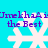 Pixelated white snowflakes on cyan background with purple text reading "JmekhaA iJmekhaA is the Best" repeated twice.