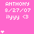 Pixelated pink background with repeated white text and symbols, showing animation changes in star count and a gray rectangle in the bottom-right corner.