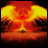 A 48x48 pixel animated contact sheet showing two frames of a fiery explosion icon with