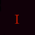 Red text and heart symbol on dark background with pixelated appearance.