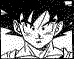 Six black-and-white anime-style character portraits arranged in a , each with distinct facial features and hairstyles