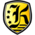 Shield-shaped icon with yellow gradient background and black border, featuring stylized black symbols on left side.