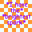 four identical on an orange-and-white checkered background displays purple text reading "*I have the* *brightest spark*" with subtle animation effects