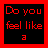 25 black squares with red borders, each containing pixelated text in red or white. The text changes across the to form a lyrical sequence about feeling like a man and falling to the ground