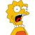 Pixelated yellow cartoon character with spiky hair, wide eyes, open mouth showing red tongue and black interior, orange torso, white collar, static image.