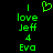 Green pixelated text and heart symbol on black background, with one version showing a heart above the text block.