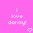 Pixelated text and heart symbols on a solid pink background with white lettering.