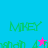 A four-quadrant displays green text and symbols on solid backgrounds with a small animated star changing color