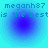 Four identical pixelated blue circular icons with text above each, set against a cyan background.