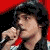A animated sequence showing a person singing into a microphone against red and black backgrounds, with text reading 'Gerard Way' at the bottom
