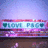 Pixelated image with pink text 'JUICY' top-right and 'GIRL!!' bottom-right, two identical 'FLORY PACE' banners across center, purple-pink gradient background.