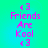 Pixelated text on a cyan background with pink and blue gradient elements, displaying 'Friends Are Kool' repeated in vertical alignment.