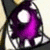 Animated sequence of a cartoon character's mouth opening and closing with visible teeth and a purple tongue, overlaid with red text.
