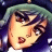 A pixelated anime-style character with green hair and a dark blue outfit appears on the left side of a contact sheet, while the right side displays white text reading "Anime IM" and "COM" against a black background.