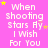 Pink background with repeated white text 'When Shooting Stars Ay I Wish For You' and scattered yellow stars, some of which change position across frames.