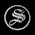 A sequence of grayscale animated icons showing a stylized 'S' symbol transitioning through circular and oval frames with varying line thicknesses.