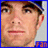 Pixelated image of a person in a blue cap with a blue border, orange background, and blue text reading 'DAVID WRIGHT #5 NY METS' and 'he is sooo hot!! <3<3<3' and 'LETS GO METS!!!'