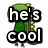 Green dinosaur with yellow spikes on back, wearing green dress-like clothing, standing against white background. Text overlays change across frames.