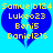 Blue broken heart shape with yellow text listing names over light blue background.