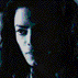 nine shows a person with long dark hair and pale skin in sequential poses against a dark background, with the bottom-right blank