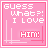 Pixelated pink contact sheet with three animated frames showing text and abstract lines, each frame bordered in white on a gray background.