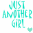 Two side-by-side animated frames of a pixelated text-based buddy icon with teal lettering and a small heart symbol on white background.