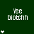 Dark green background with repeated white pixelated text 'Yee biotch' and varying numbers of small white star icons arranged in vertical