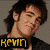 Six- of celebrity-themed buddy icons featuring Kevin, Joe, and Nick with signature-style text on colored backgrounds
