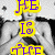six distinct pixelated images with text overlays and symbolic elements in various colors