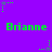 Purple background with green text 'Brianne' repeated in two , surrounded by small star and dot patterns