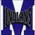 A pixelated blue and white icon with a stylized dark gray 'M' shape in the center, surrounded by blue vertical bars and white negative space.
