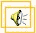 Pixelated animated icon shows a green and black object with radiating lines, framed by layered yellow borders on white background.