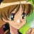 A pixelated anime-style character with brown hair and green clothing appears on the left side of a contact sheet, while the right side displays stylized text "Anime IM" and "COM" against a black background.