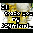 Animated contact sheet of a beer mug with changing text across 14 frames showing the phrase "I'll trade you my boyfriend... for a beer!" in pixelated font over yellow liquid and white foam.