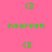 Pixelated green 'nooreen' text and '<3' symbols on pink and cyan backgrounds with repeated patterns.